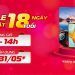 Flashsale 18 ngày – mừng sinh nhật 18 tuổi