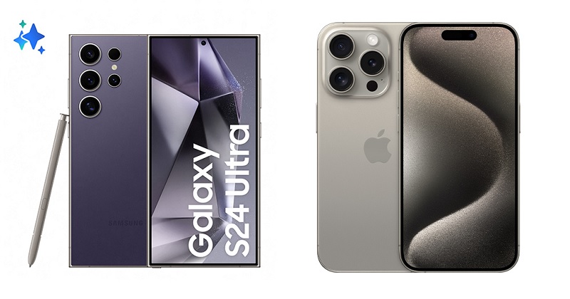 So sánh Samsung Galaxy S24 Ultra và iPhone 15 Pro: Siêu phẩm nào sẽ giành chiến thắng trong cuộc đua công nghệ?