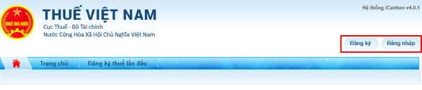 Chọn Đăng nhập