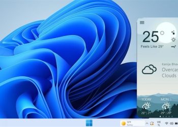Cách bật thời tiết trên Win 11