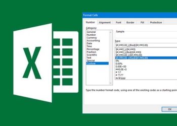 định dạng số trong excel