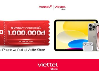 Đổi điểm Viettel++ nhận ngay voucher đến 1.000.000đ mua iPhone và iPad tại Viettel Store