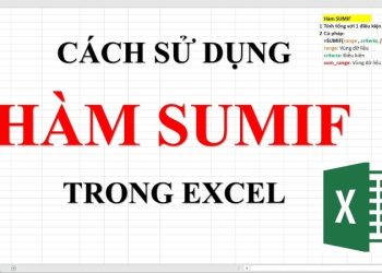 Hàm SUMIF trong Excel