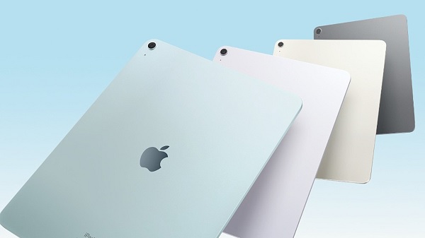 A group of different colored ipads
Description automatically generated