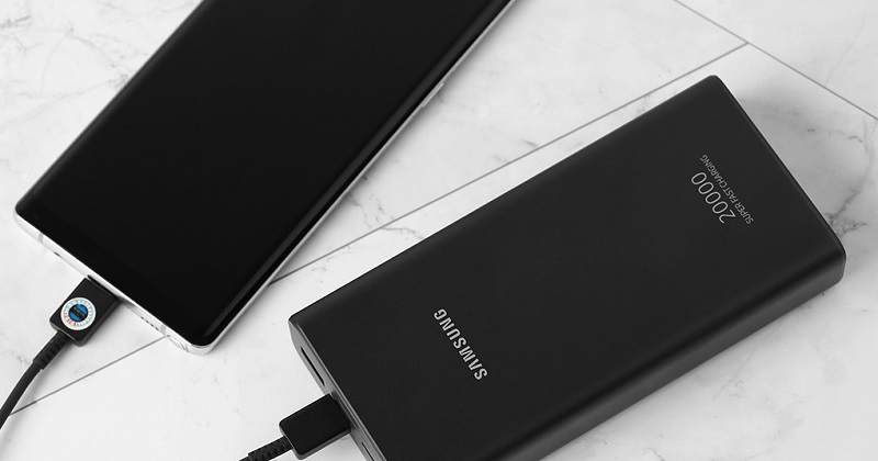 TOP sạc dự phòng 20000mAh Samsung tốt, giá rẻ