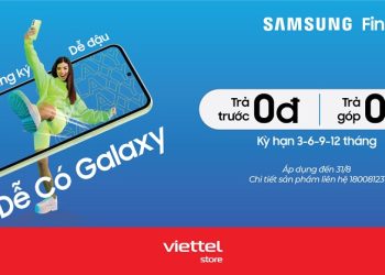 Chương trình ưu đãi trả góp 0% khi mua thiết bị Samsung qua ứng dụng Samsung Finance+