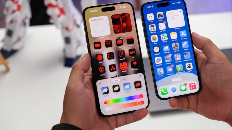 So sánh giao diện iOS 18 và iOS 17