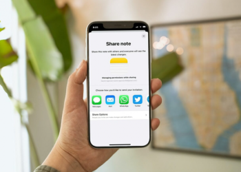 Cách gửi bản sao ghi chú iPhone