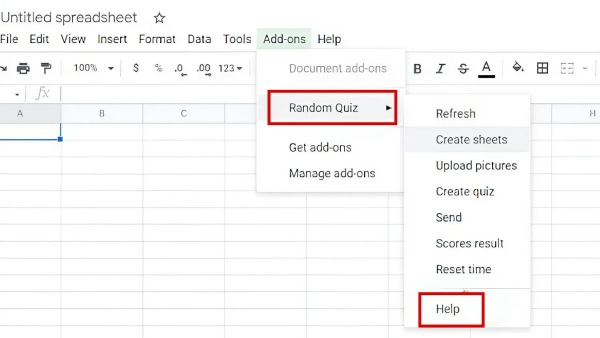 Có thể kết hợp chế độ khóa với ứng dụng Random Quiz