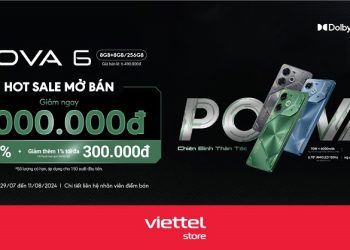 Hotsale mở bán: Mua TECNO POVA 6 giảm ngay 1.000.000 đồng