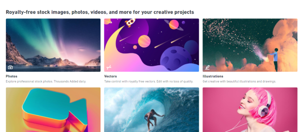 Hình ảnh trên Shutterstock là những stock image