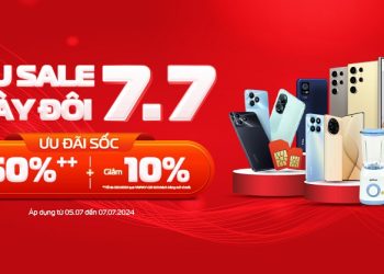 Siêu sale ngày đôi 7/7: Giảm đến 50%++, giảm 10% tối đa 120.000đ qua VNPAY