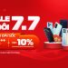 Siêu sale ngày đôi 7/7: Giảm đến 50%++, giảm 10% tối đa 120.000đ qua VNPAY