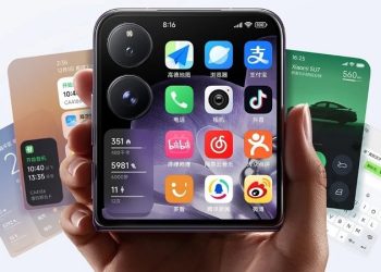 Lộ thiết kế Xiaomi MIX Flip cực ấn tượng với màn hình phụ chiếm toàn bộ nửa trên của mặt sau