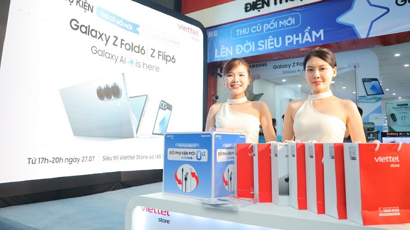Viettel Store chính thức trả hàng và mở bán Galaxy Z Fold6 và Z Flip6 trên toàn quốc