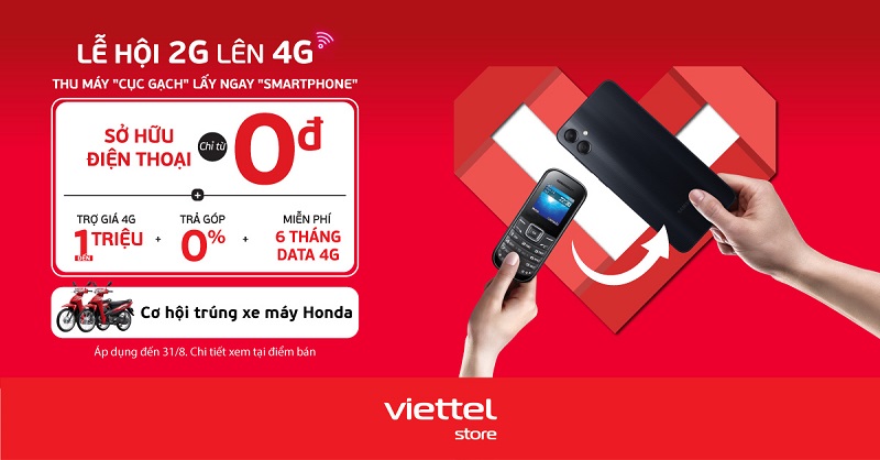 Lễ hội 2G lên 4G: Thu máy ‘cục gạch’ lấy ngay smartphone