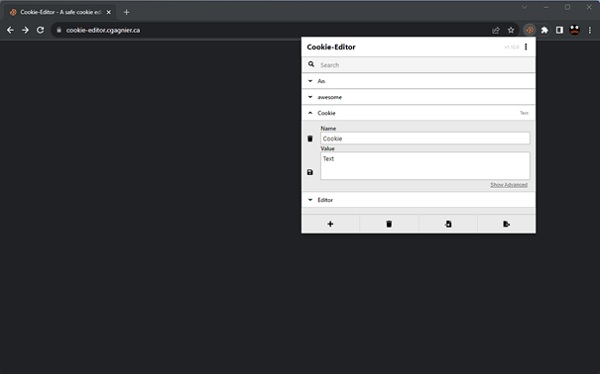 cookie editor ảnh 2