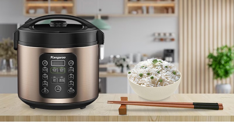 Nồi cơm điện Kangaroo của nước nào, đánh giá chi tiết