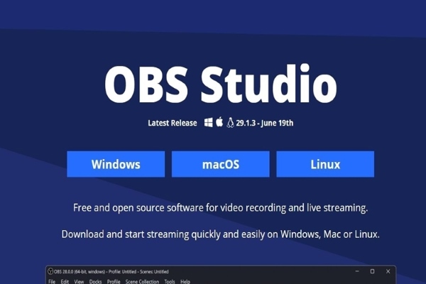 Ứng dụng OBS Studio cho phép live TikTok bằng máy tính