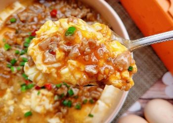 Cách làm đậu hũ non hấp trứng siêu đơn giản