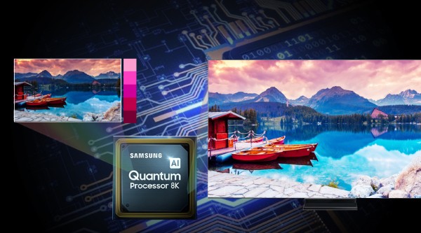 Bộ xử lý Crystal 4K của Samsung giúp nâng cao chất lượng hình ảnh