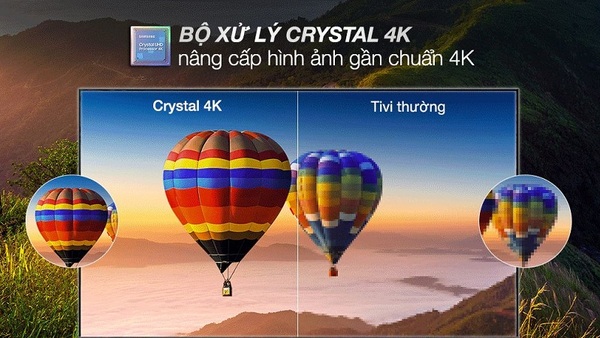 Công nghệ Crystal 4K được phát triển độc quyền bởi Samsung
