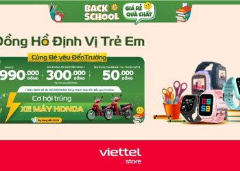 Đồng hồ định vị trẻ em – Cùng bé yêu đến trường, giá chỉ từ 990.000đ, cơ hội trúng xe máy Honda Wave Alpha 110