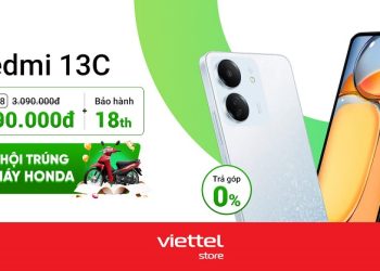 Redmi 13C ưu đãi giá chỉ còn 2.890.000đ cùng cơ hội trúng xe máy Honda