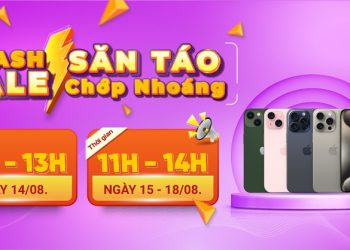 Flash sale săn Táo chớp nhoáng cùng Viettel Store