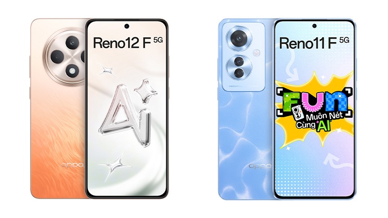So sánh OPPO Reno12 F 5G và Reno11 F 5G: Có nên nâng cấp hay không?