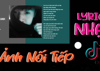 tạo lyric 2 ảnh tiktok