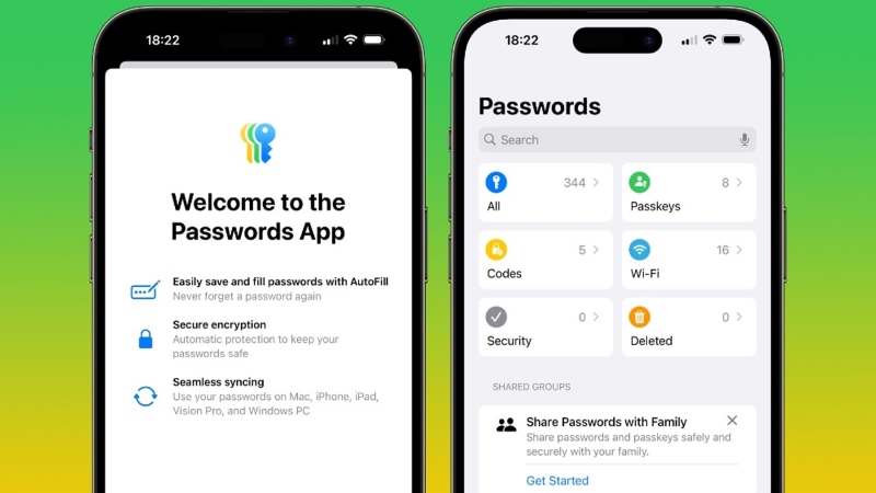 ứng dụng Mật khẩu trên iOS 18