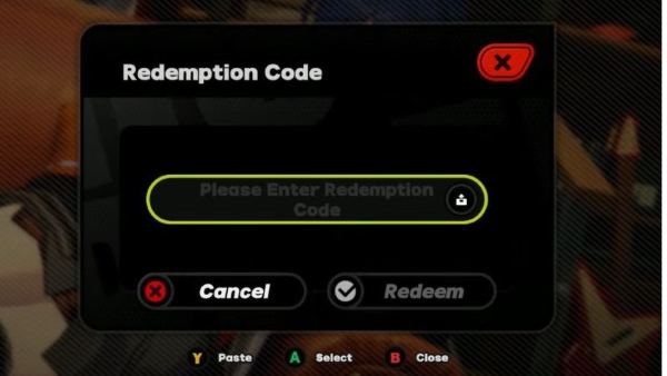 Nhập mã vào ô trống trong hộp thoại xuất hiện