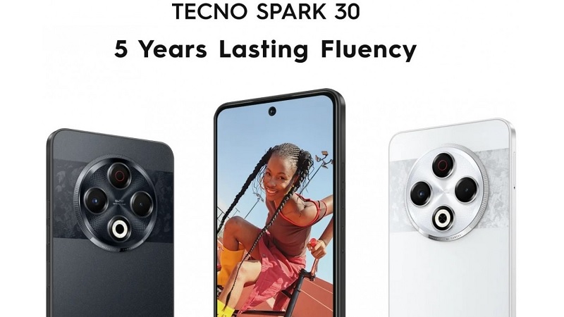 TECNO SPARK 30 ra mắt với màn hình 6.78 inch 90Hz, chip Helio G91, pin 5000 mAh và camera 64MP