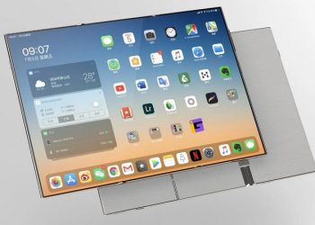 Lộ ảnh concept điện thoại màn hình gập ba cực độc đáo của OPPO