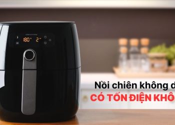 nồi chiên không dầu có tốn điện không