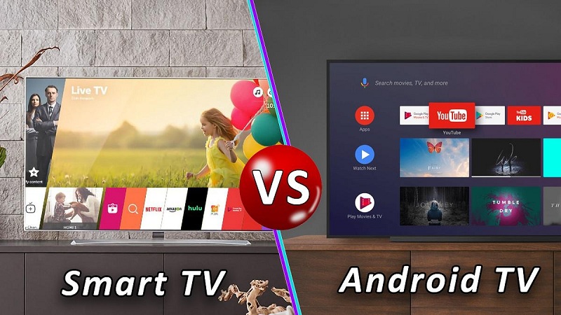 Smart tivi và Android TV khác nhau như thế nào