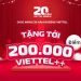 Mách bạn cách nhận 200.000 điểm Viettel++ miễn phí để có cơ hội đổi nhiều phần quà và ưu đãi cực hấp dẫn