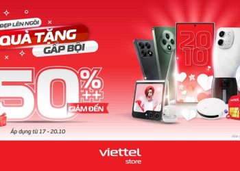 Đặt lịch hẹn cùng Viettel Store với ưu đãi giảm đến 50%++ ngày Phái đẹp lên ngôi 20/10
