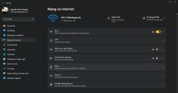 Copilot cần một kết nối internet ổn định để có thể truy cập dữ liệu.