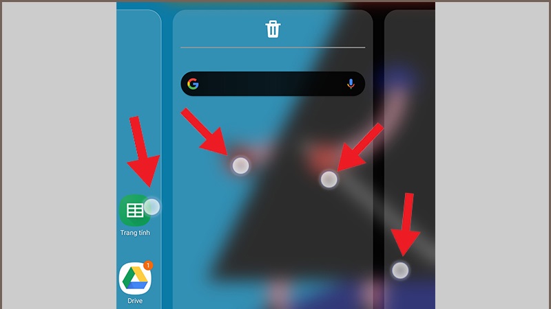 Chấm tròn trên OPPO