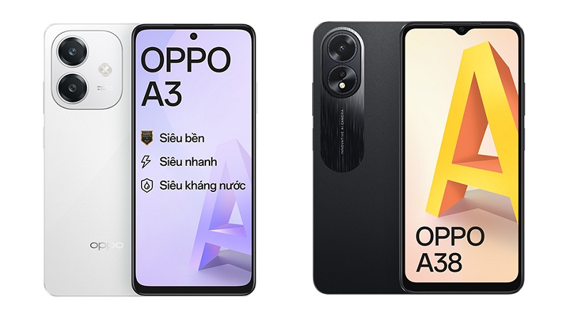 So sánh OPPO A3 và OPPO A38: “Anh em” cùng nhà, ai hơn ai?