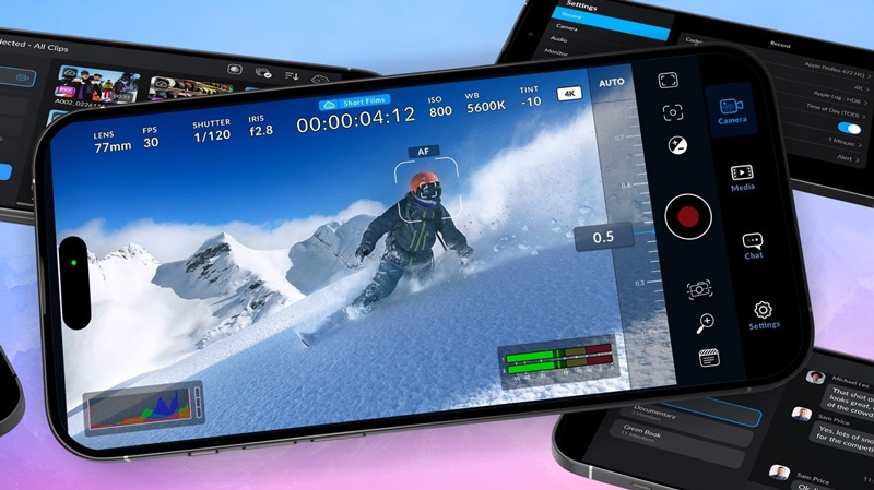 Blackmagic Camera trên iPhone 16: Bản cập nhật mở ra trải nghiệm quay phim đẳng cấp