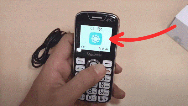 Truy cập vào cài đặt.