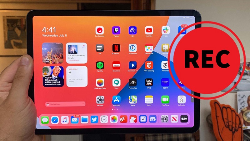 Cách quay màn hình iPad có tiếng chỉ trong vài thao tác