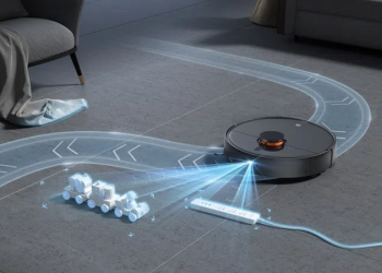 cách tháo robot hút bụi Xiaomi