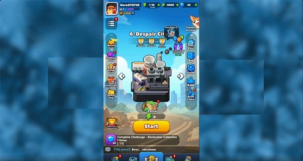 Mở trò chơi Vệ Binh Ngày Tận Thế trên thiết bị