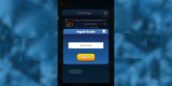 Nhấn nút Submit để nhận phần thưởng