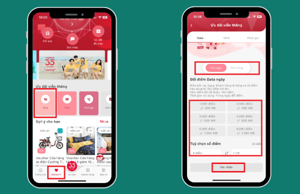 Cách thực hiện qua ứng dụng My Viettel