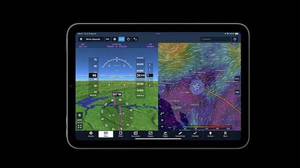 A tablet with a map on it
Description automatically generated